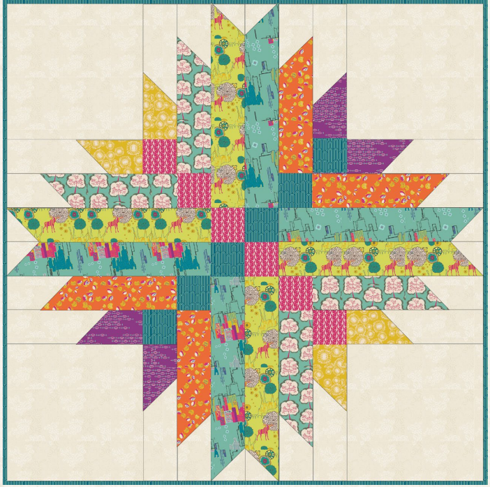 Astrodelic Block Quilt Pattern