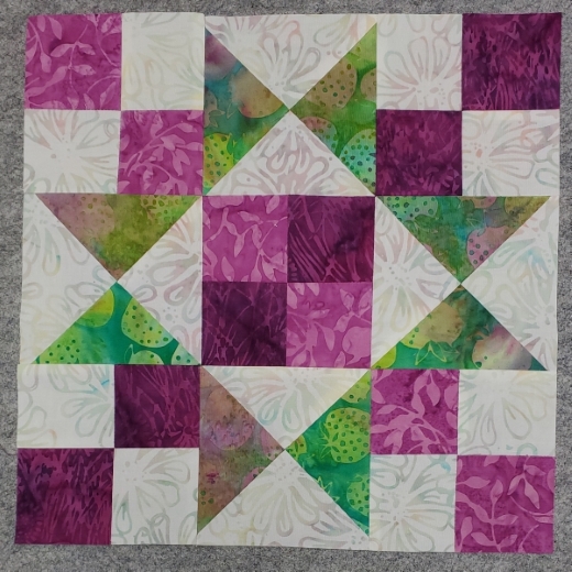 Chained Star Quilt Block Pattern