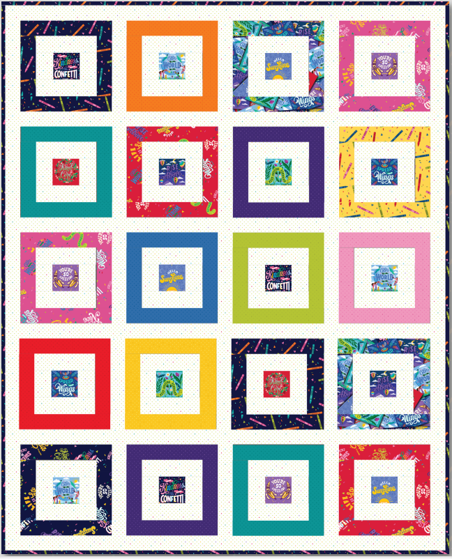 Confetti Quilt Colors Pattern