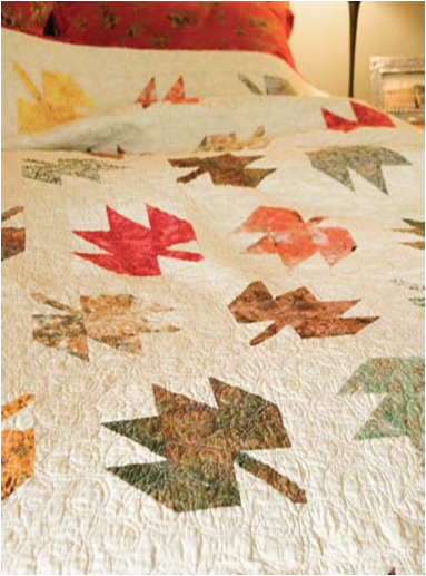 Fluttering Leaves Lap Quilt Pattern