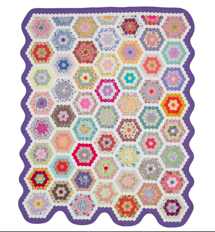 Garden Hexagon Quilt Pattern