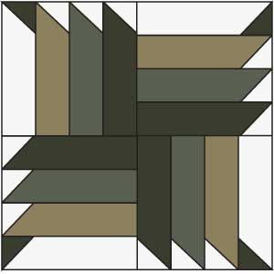 Buzzsaw Block Quilt Pattern