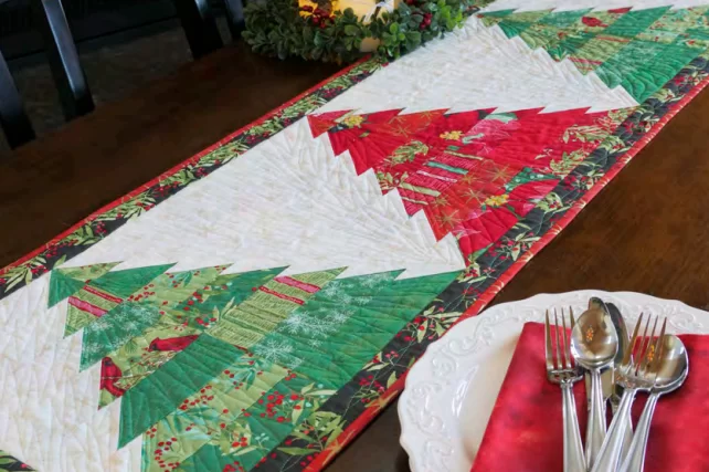 Tree Farm Table Runner Pattern