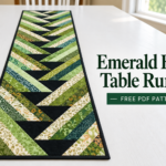 Crimson Star Chain Quilt Pattern – Free PDF Download
