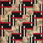 Crimson Star Diamond Quilt Pattern